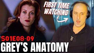 should I even watch SEASON 2? WHY did they end GREYS ANATOMY like THIS? | FIRST WATCH | S01E8 & E9