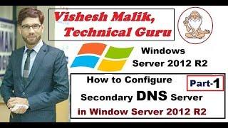 How to Configure Secondary DNS Server in Window Server 2012 R2, Part 1