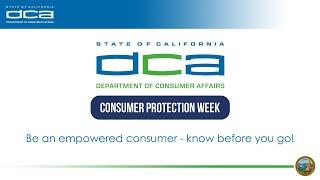 Consumer Protection Week: Be an empowered consumer - know before you go!