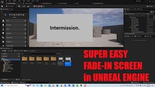 Super Easy Fade-In Screen in Unreal Engine 5