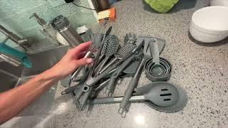 Unboxing the Umite Chef Silicone Kitchen Cooking Utensil Set