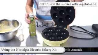 Nostalgia Electric Cake Pop Bakery Kit