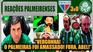 REAÇÕES PALMEIRENSES - FORTALEZA 3x0 PALMEIRAS - BRASILEIRÃO - VAMOS RIR DO PALMEIRAS!