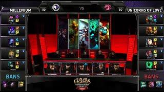 Millenium vs Unicorns of Love | Game 3 Season 5 EU LCS Spring Promotion/Relegation | MIL vs UOL G3