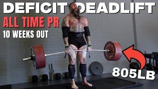 ALL TIME PR | 365KG/805LB DEFICIT DEADLIFT