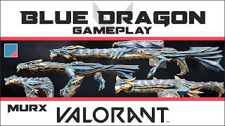 Elderflame VALORANT Skins GAMEPLAY | Blue: Level 6 Chroma | Dragon Skin Collection Showcase