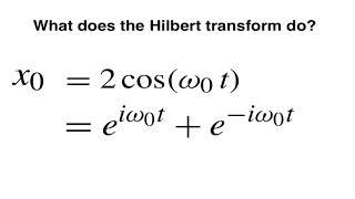 CFC: What does the Hilbert transform do? (V9)