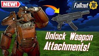How To Unlock Weapon Attachments  | Fallout 76