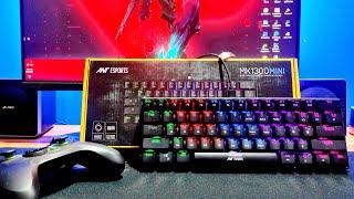 Quick Unboxing My First Ever Mini Gaming Keyboard || ANT ESPORTS MK 1300 MINI UNBOXING