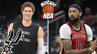 Brook Lopez no SPURS - Brandon Ingram TROCADO do Pelicans / Mercado NBA