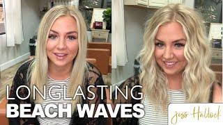 The Perfect 10 Minute Beach Waves Hair Tutorial || Jess Hallock