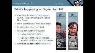 First Nations Health Benefits Pacific Blue Cross Information Webinar