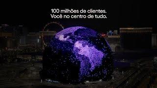 Nubank. 100 milhões de clientes. Você no centro de tudo.