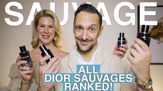 Dior Sauvage EDT vs EDP vs Parfum vs Elixir! ALL DIOR SAUVAGE RANKED 