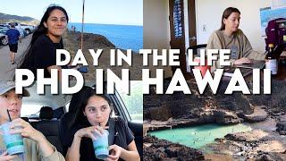 Day in the Life of a PhD Student in Hawaii | PhD Student Vlog (Writing, Class, Banan, and Whales!)