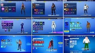 Evolution of Locker in Fortnite (Chapter 1 Season 1 - Chapter 5 Season 1)