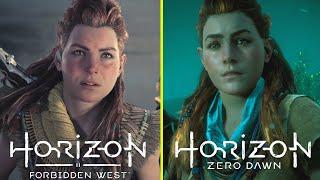 Horizon Forbidden West vs Horizon Zero Dawn Early Graphics Comparison