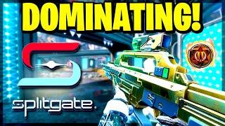 DOMINATING SPLITGATE RANKED!  INSANE PORTAL PLAYS! (Splitgate Gameplay)