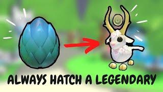 *WORKING* HOW TO ALWAYS HATCH A LEGENDARY PET IN ADOPT ME- ROBLOX