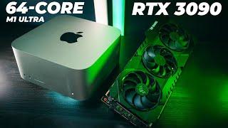 APPLE, Seriously??? Is This lying? ‍️- 64-core M1 Ultra vs RTX 3090
