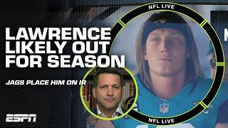 Trevor Lawrence placed on IR, likely out for the remainder of the season - Adam Schefter | NFL Live