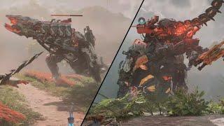 Thunderjaw (T-Rex) / Tremortusk (Mammoth) Fight | Horizon: Forbidden West (PS5)