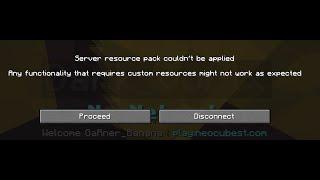 how to Fix Server Resource Pack couldn't be applied