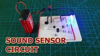 Simple Sound Sensor Circuit | Clap Switch ON/OFF