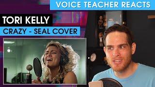 Voice Teacher Reacts to Tori Kelly "Crazy" Seal Cover Live @ SiriusXM