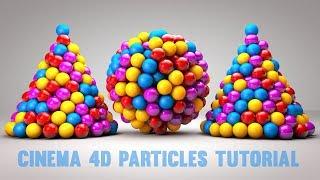 Cinema 4D R18 Tutorial - C4D Particle Emitters Tutorial | C4D Tutorial