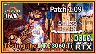 Horizon Zero Dawn PC Patch 1.09 - Ryzen 5 3600 & RTX 3060 Ti - FPS Test and Settings