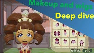 Miitopia Switch Makeup and wigs analysis.