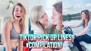 All Our TikTok Pick Up Lines! Pt. 05 - Hailee And Kendra