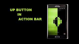 How to Add an Up Button to the AppBar - Android Studio Tutorial