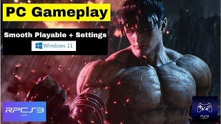 Tekken 6 PC Gameplay | RPCS3 | Smooth Playable Vulkan/OpenGL | Best Setting Low end PC |PS3 Emulator