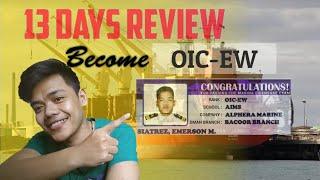 How to pass MARINA Theoretical Exam in 13 days review II Tips to become OIC-EW/ NW.