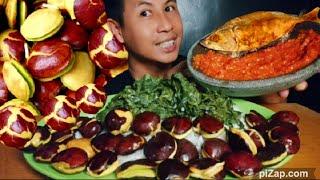 JENGKOL TUA ‼️ ikan asin Sambal Terasi, Mukbang Indonesia