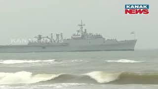 5 Indian Coast Guard Ships Spotted At Puri Beach | Details