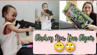 Andrey New Gun Again | MayLhyn Vlogs