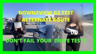 TORONTO DOWNSVIEW G2 TEST ALTERNATE ROUTE