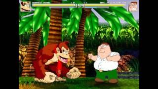 NICK54222 MUGEN: Donkey Kong (me) VS MVC Peter Griffin