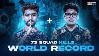 WE MADE A WORLD RECORD OF 73 SQUAD KILLS IN CLASSIC MATCH | Ft @JONATHANGAMINGYT