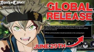 BLACK CLOVER MOBILE GLOBAL VERSION "OFFICIAL" RELEASE DATE HAS BEEN CONFIRMED!!! MARK YOUR CALANDER!