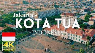 The Old Town District of Jakarta, Indonesia - 4K Walking Tour