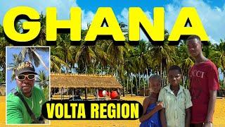 EXPLORING THE MOST BEAUTIFUL BEACH VILLAGE IN GHANA | WEST AFRICA