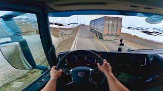 POV Driving Scania S520 V8 - E134 Haukelifjell   HD 1080p