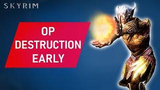 Skyrim: How To Make an OP DESTRUCTION Build Early