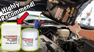 Mustang Ecoboost Oil Change! - Larger Filter Makes It So Much Easier!