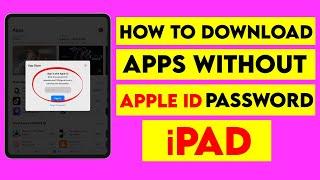 How to Download Apps Without Apple ID Password in iPad | How to Install app without password on iPad