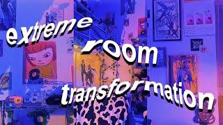 EXTREME small room transformation/makeover  2021!  (indie aesthetic + pinterest + tiktok inspired)